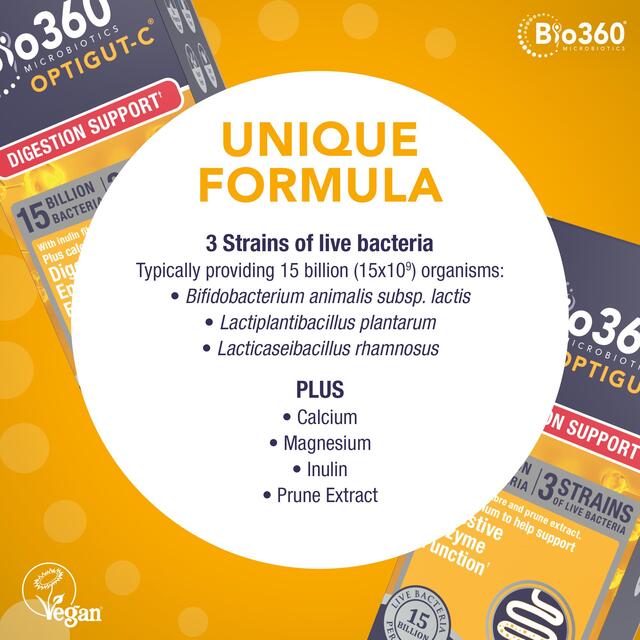 Bio360 OptiGUT-C (15 Billion Bacteria) Powder from Natures Aid thumbnail 5