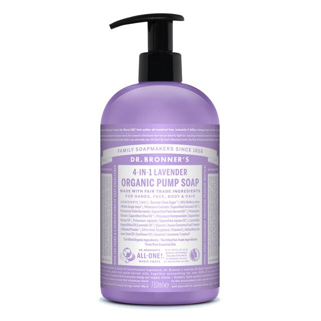 Dr. Bronner's Lavender Organic Multi-Purpose Sugar Pump Soap