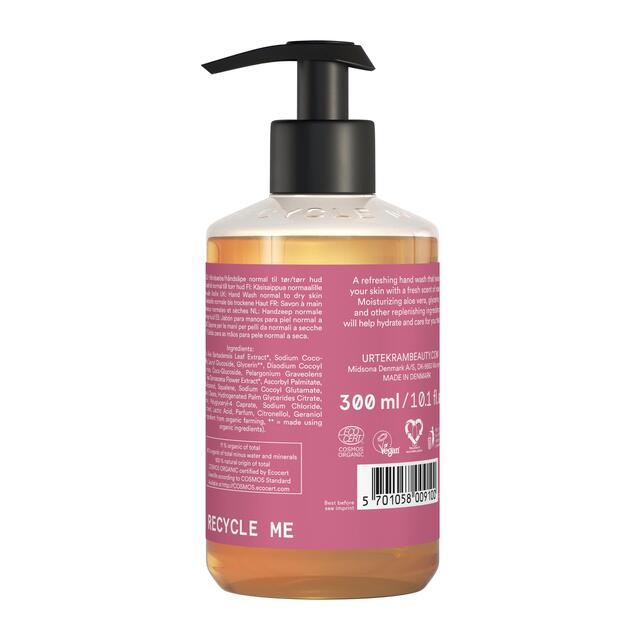 Urtekram Organic Rose Liquid Hand Soap thumbnail 2