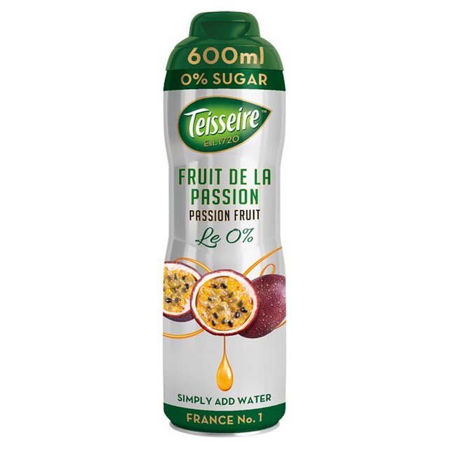 Teisseire Sirop Passionfruit 0% Sugar