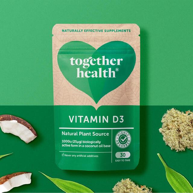 Together Health Vitamin D,  Plant Source, 1,000 IU thumbnail 5