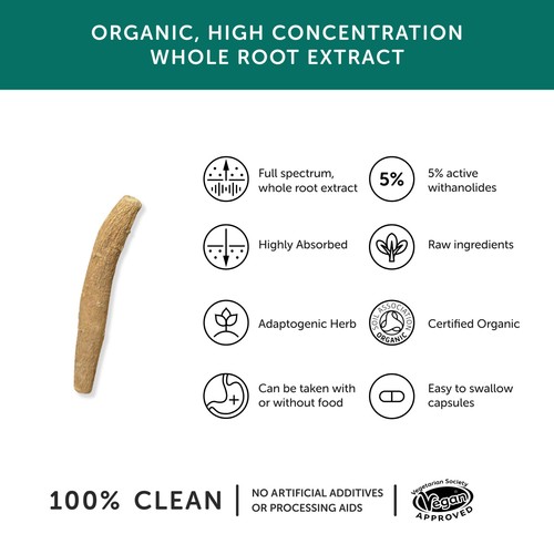 Together Health Organic Ashwagandha, Whole Root thumbnail 3
