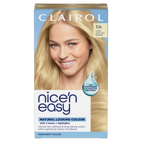 Clairol Nice'n Easy Hair Dye, 11A Ultra Light Ash Blonde