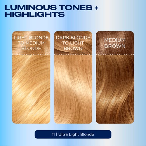 Clairol Nice'n Easy Hair Dye, 11 Ultra Light Blonde  thumbnail 3