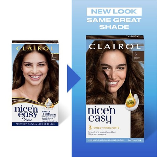 Clairol Nice'n Easy Hair Dye, 8WR Golden Auburn thumbnail 3