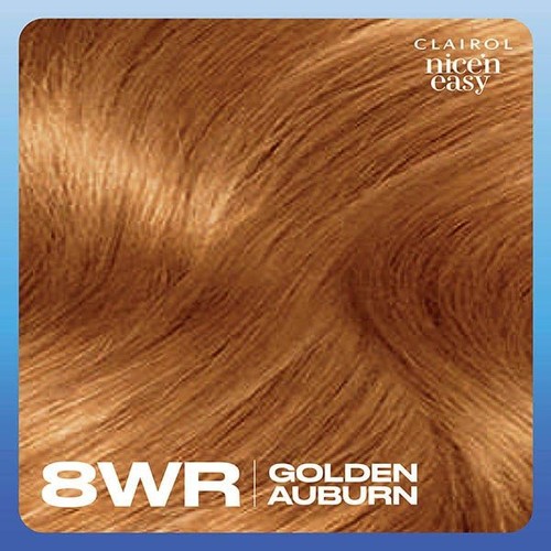 Clairol Nice'n Easy Hair Dye, 8WR Golden Auburn thumbnail 9
