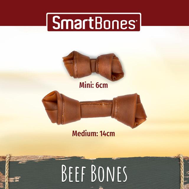 SmartBones 2 Medium Beef Rawhide Free Bone Dog Treats thumbnail 5