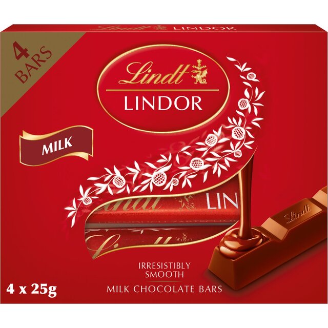 Lindt Lindor Milk Chocolate Bars