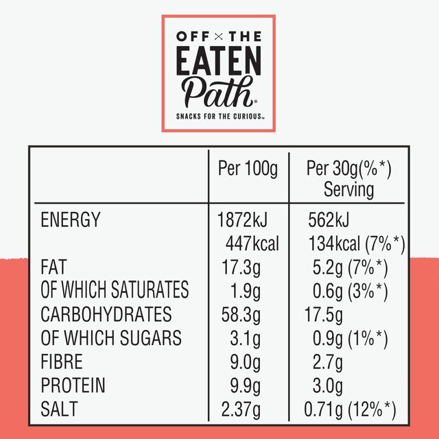 Off The Eaten Path Sour Cream Pea & Bean Sticks Sharing Bag Crisps thumbnail 3
