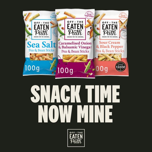 Off The Eaten Path Sour Cream Pea & Bean Sticks Sharing Bag Crisps thumbnail 5