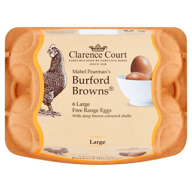 Clarence Court Burford Brown Large Free Range Eggs thumbnail 2