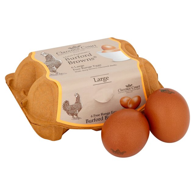 Clarence Court Burford Brown Large Free Range Eggs thumbnail 4