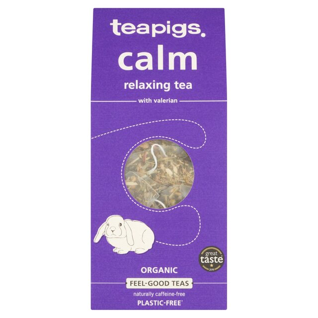 Teapigs Calm Organic Tea Bags with Valerian