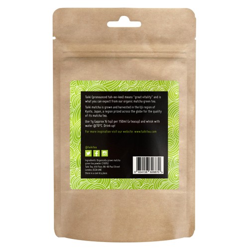 Taiki Tea Premium Organic Ceremonial Matcha Packet thumbnail 2