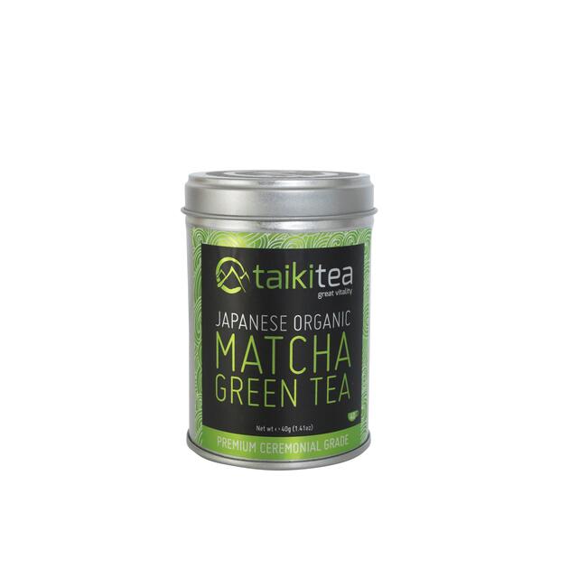 Taiki Tea Premium Organic Ceremonial Matcha Tin thumbnail 2