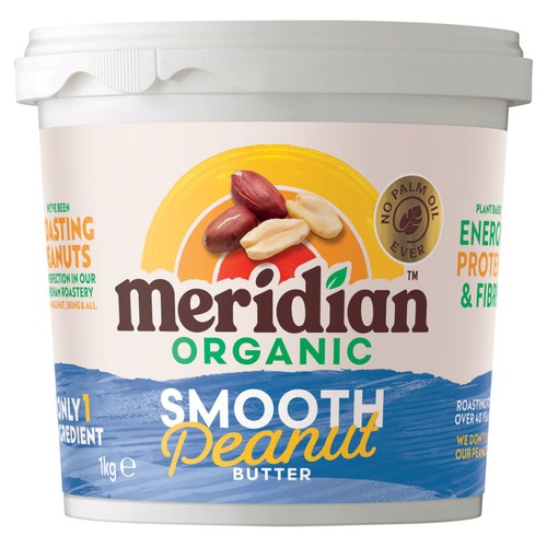 Meridian Organic Smooth Peanut Butter 100% Nuts