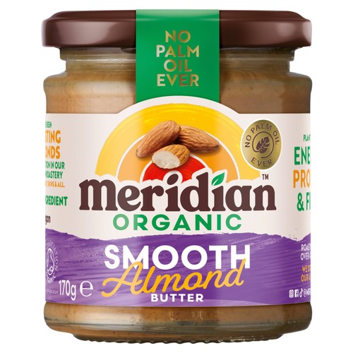 Meridian Organic Smooth Almond Butter 100% Nuts