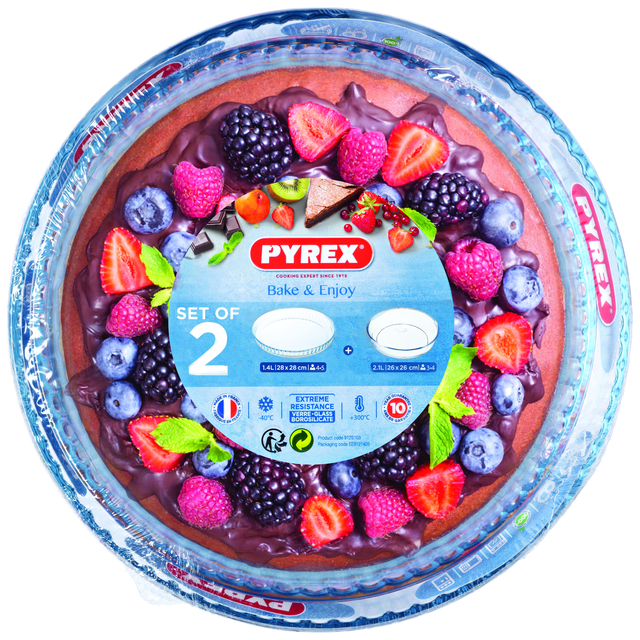 Pyrex Cake and Flan Dish Set thumbnail 4
