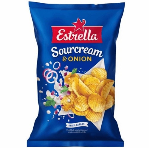 Estrella Sourcream & Onion Crisps