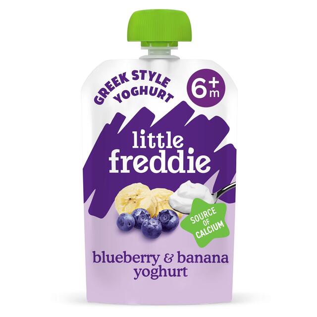 Little Freddie Blueberry & Banana with Greek Yoghurt Organic Pouch, 6 mths+