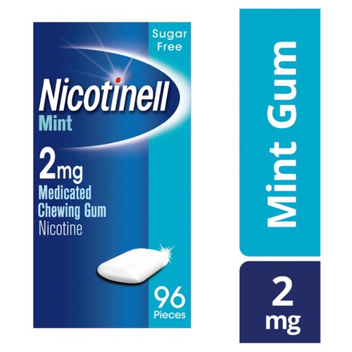Nicotinell Nicotine Gum Stop Smoking Aid Mint Flavour 2mg