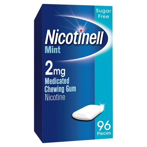 Nicotinell Nicotine Gum Stop Smoking Aid Mint Flavour 2mg thumbnail 2