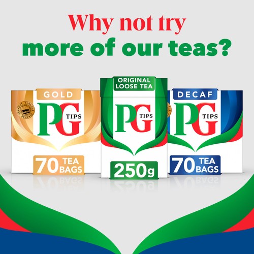 PG Tips Decaf Black Tea x70 Decaffeinated Tea Bags thumbnail 2
