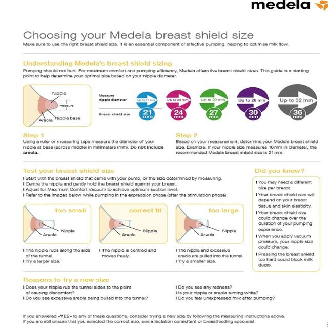 Medela Medium Contact Nipple Shields with Case thumbnail 3