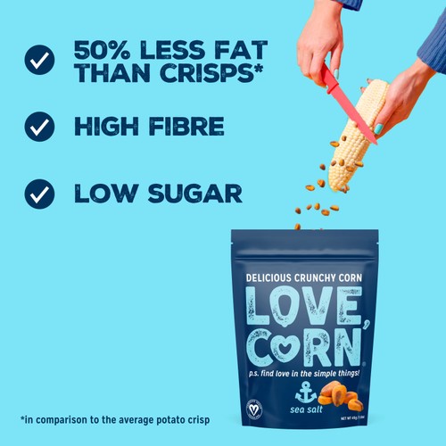 LOVE CORN Sea Salt Crunchy Corn thumbnail 2