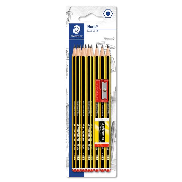 Staedtler Noris HB Pencil, Eraser & Sharpener Set