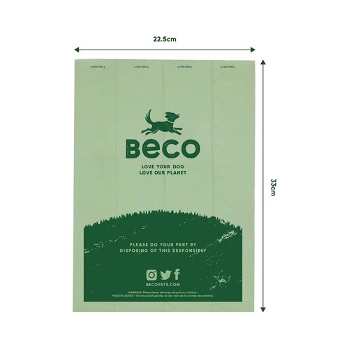 Beco Dog Poop Bags, Mint Scented thumbnail 5