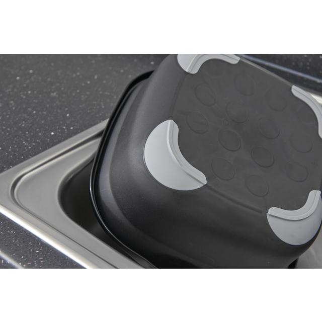 Addis Premium Soft Touch Washing Up Bowl, Black / Grey thumbnail 4