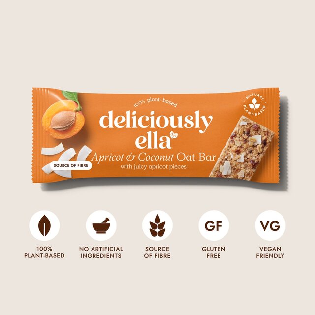 Deliciously Ella Apricot & Coconut Oat Bar Multipack thumbnail 6