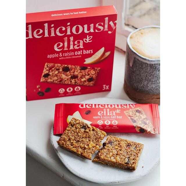 Deliciously Ella Apple, Raisin & Cinnamon Oat Bar Multipack thumbnail 3