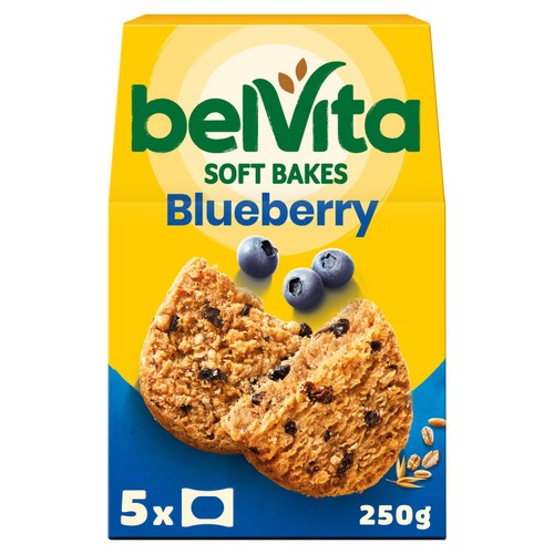 Belvita Breakfast Biscuits Soft Bakes Filled Blueberry