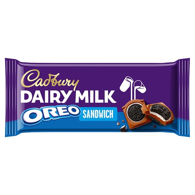 Cadbury Dairy Milk Oreo Sandwich Chocolate Bar thumbnail 2