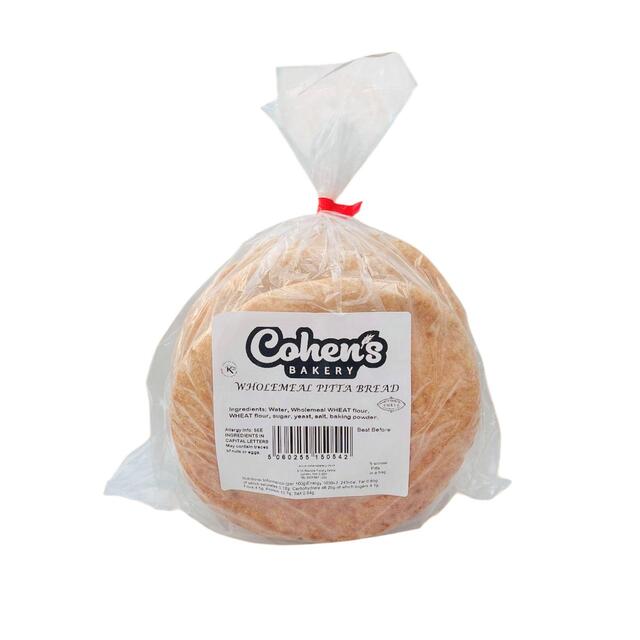 Cohens Bakery Wholemeal Pitta