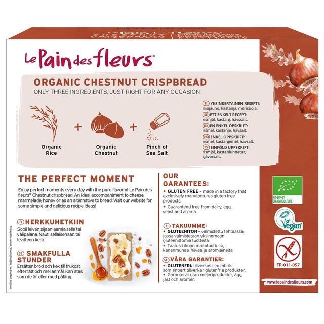 Le Pain des Fleurs Chestnut Crispbread thumbnail 3