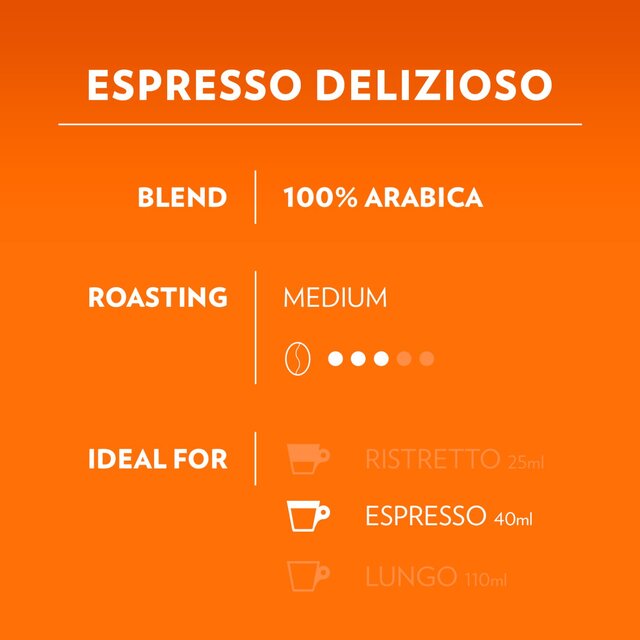 Lavazza A Modo Mio Compostable Espresso Delizioso Coffee Capsules thumbnail 5