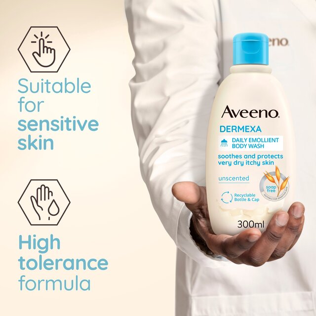 Aveeno Dermexa Daily Emollient Body Wash for Dry Itchy Skin thumbnail 8