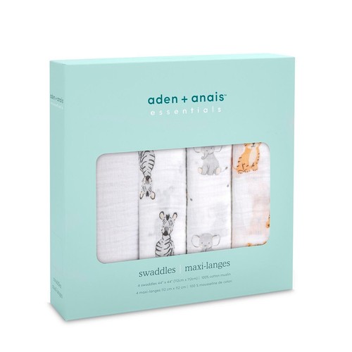 Aden + Anais Muslin Swaddles Safari Babes