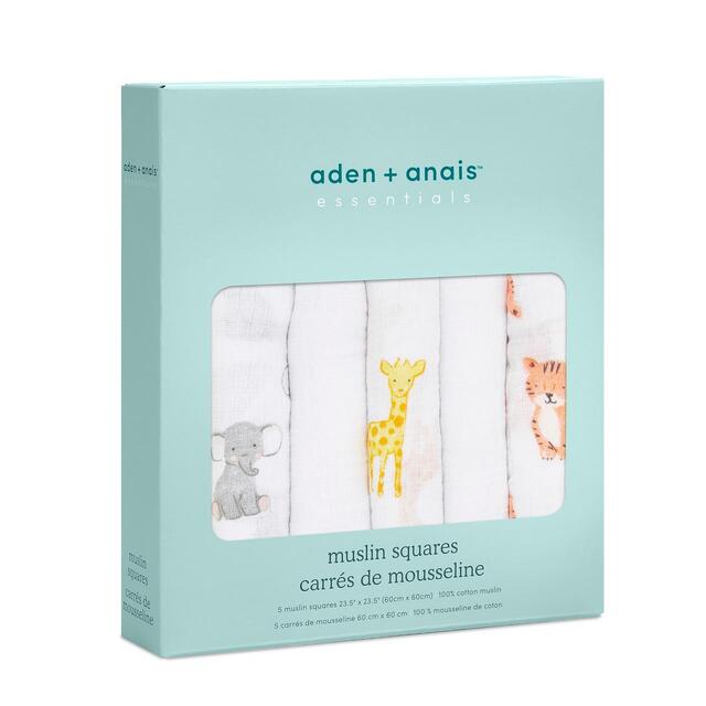 Aden + Anais Muslin Squares Safari Babes