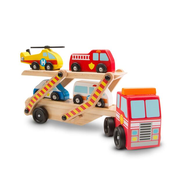 Melissa & Doug Emergency Vehicle Carrier thumbnail 3