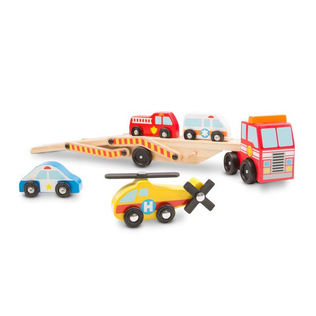 Melissa & Doug Emergency Vehicle Carrier thumbnail 4