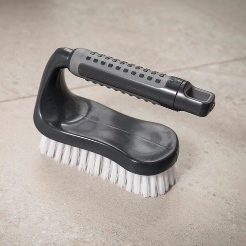 Addis Metallic Graphite New ComfiGrip Floor Iron Scrub Brush  thumbnail 3