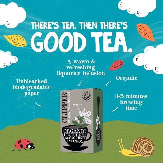 Clipper Organic Liquorice Teabags thumbnail 9