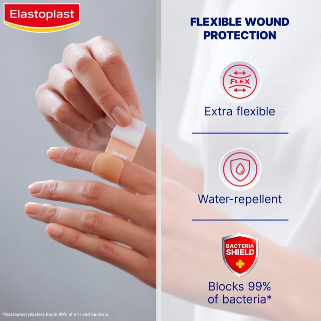 Elastoplast Fabric Plasters Extra Flexible & Breathable thumbnail 2
