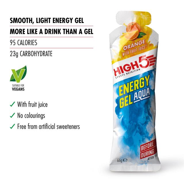 HIGH5 Energy Gel Aqua Orange thumbnail 3