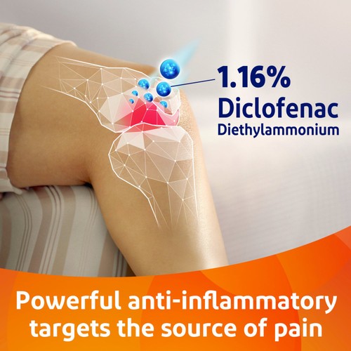 Voltarol Back & Muscle Pain Relief Gel 1.16% with No Mess Applicator thumbnail 6