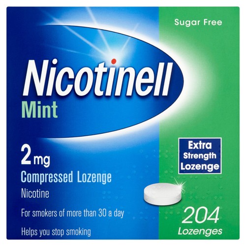 Nicotinell Nicotine Lozenge Quit Smoking Sugar Free Mint 2mg thumbnail 2